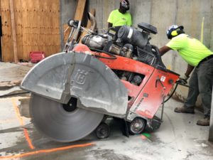 slab sawing services